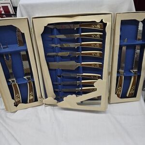 Vintage Golden Prestige Cutlery Set